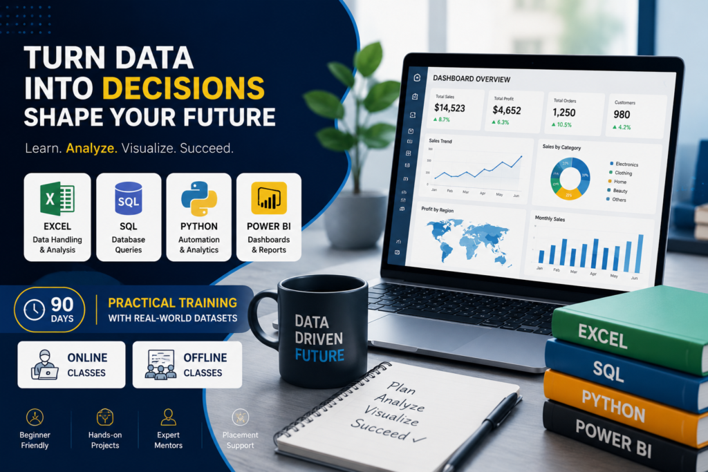 Beginner-friendly data analyst certification course
